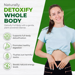 Green Valley Cleanser tea glass suggests gentle digestion and bloating relief.