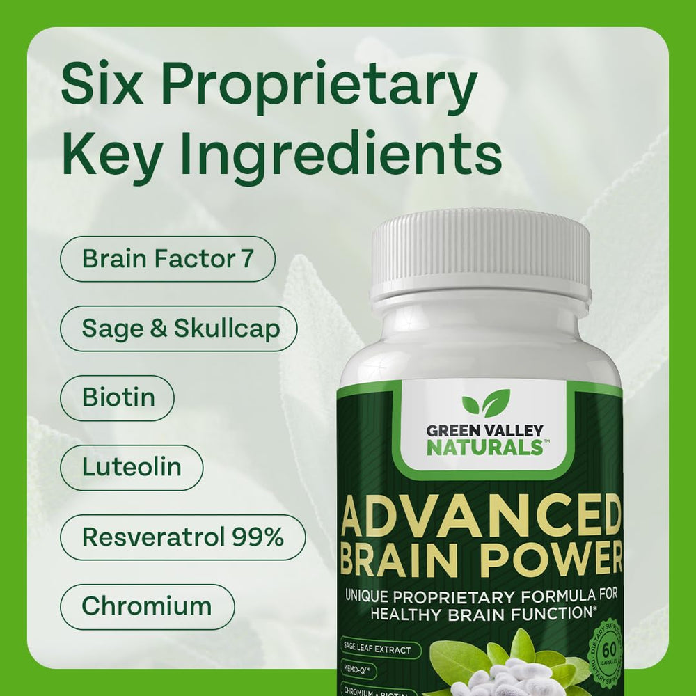 Green Valley Naturals product on a desk for daily focus