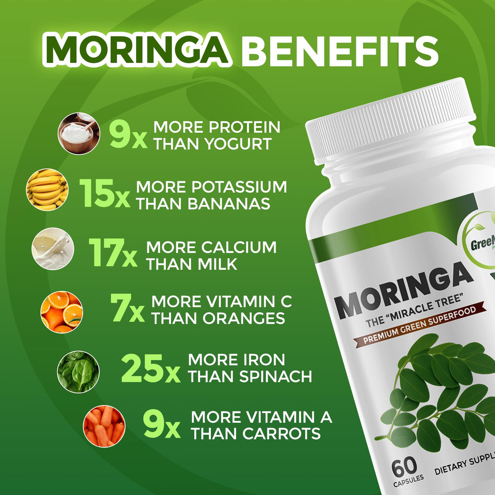 GreeNatr vitamins and antioxidants highlight essential nutrients.