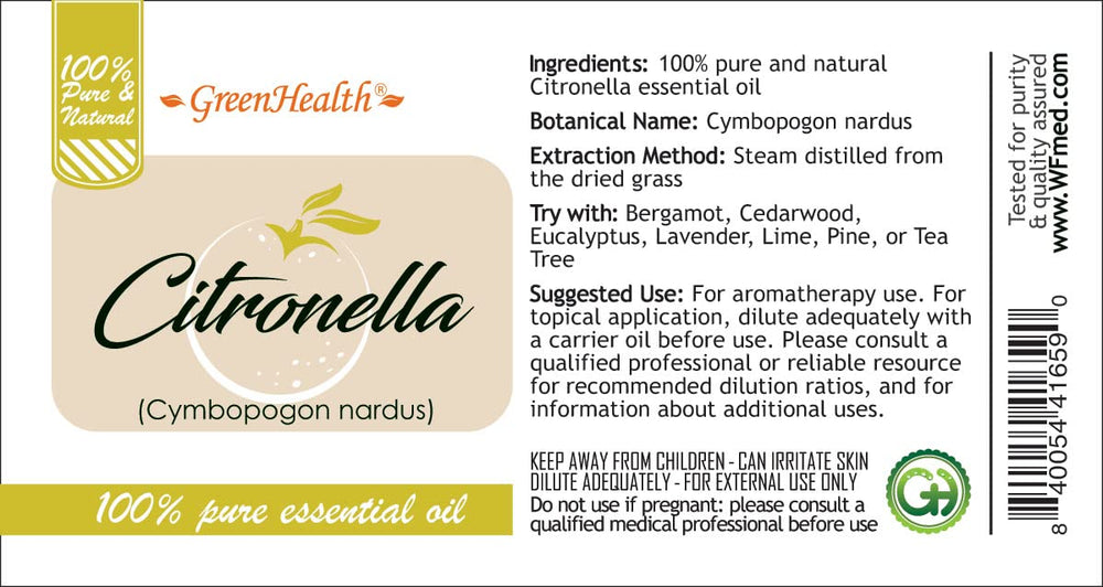 Bright lemon-like aroma evokes freshness in living spaces and work areas.
