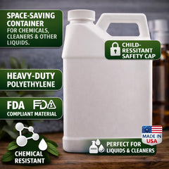 Close-up of GreenHealth Peppermint Oil label and 16oz jug
