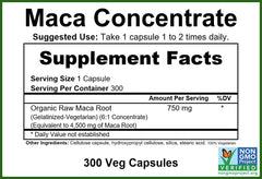 GreenPacks Maca Root Concentrate capsules for convenient daily vitality