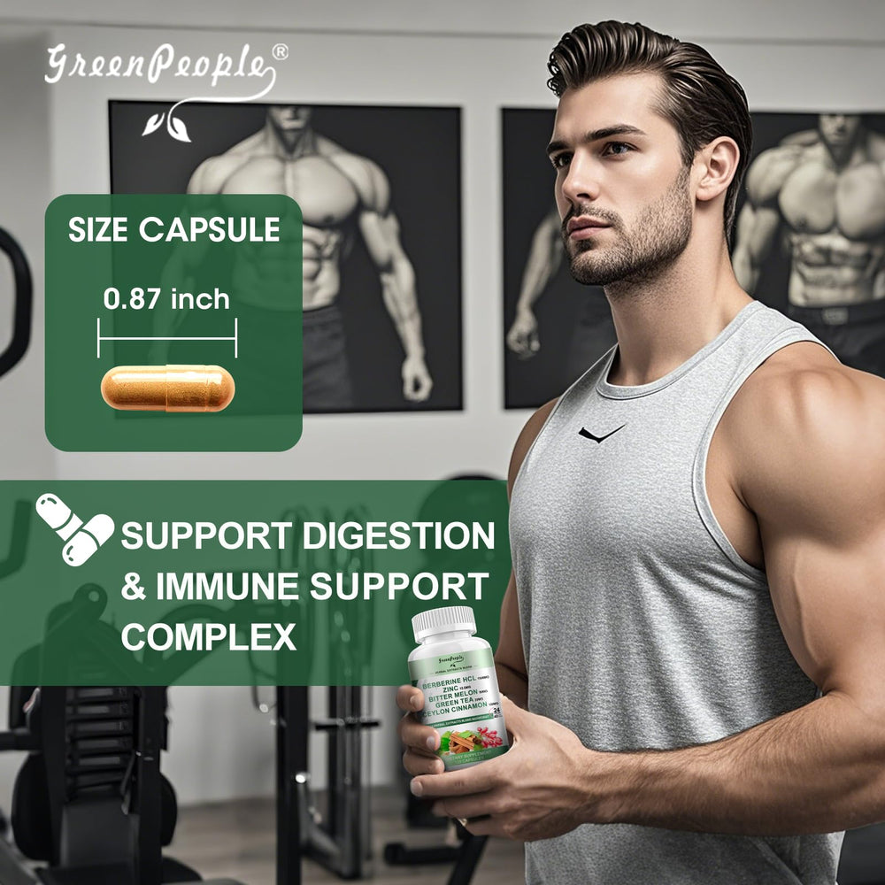 GREENPEOPLE berberine two-pack option displayed for steady supply.