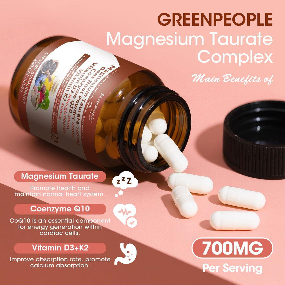 GREENPEOPLE CoQ10 feature in the mix, implying cellular energy and long-term vitality.