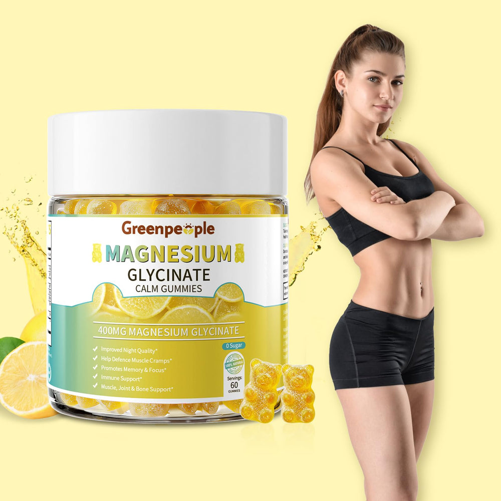 GREENPEOPLE Magnesium Glycinate Gummies daily-dose view suggests easy inclusion in a routine
