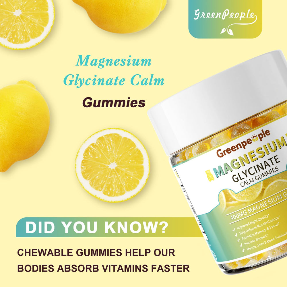 GREENPEOPLE Magnesium Glycinate Gummies zero-sugar formula appeals to health-conscious shoppers