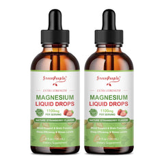 GreenPeople Magnesium Glycinate Liquid Bottle for easy daily supplementation.