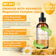 GreenPeople pineapple-flavored magnesium drops in a glass bottle.