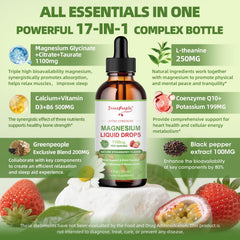 GreenPeople Strawberry Flavor Liquid Drops ready to mix with beverages.