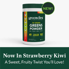Greens First Original vegan non-GMO label signals allergen-friendly nutrition