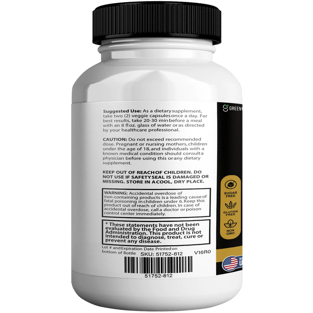 GREENVIFY Memo Max Blast capsules neatly arranged for easy daily dosing.