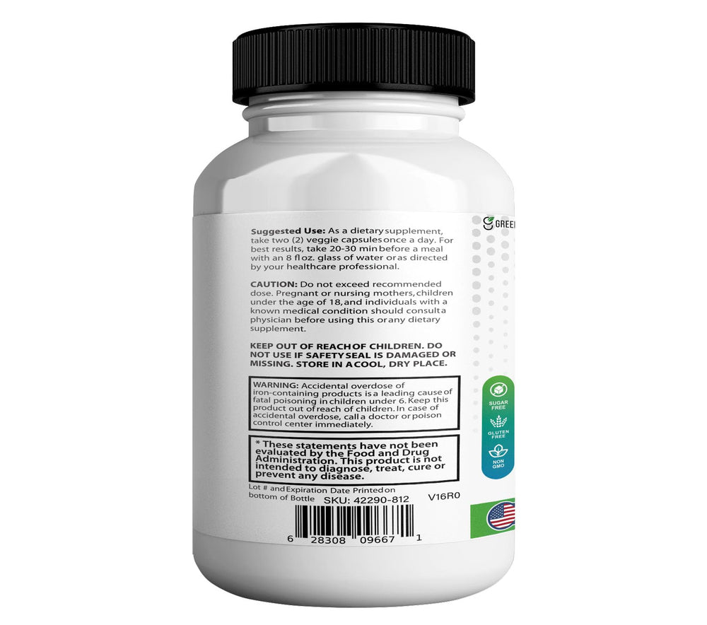GreenVify NeuroActive 8 Max packaging against a clean workspace.