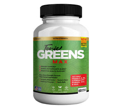 GreenVify Tonic Greens Max bottle front, signaling immune support for daily wellness.