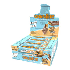 Grenade Carb Killa white chocolate cookie bar pack, high protein snack for active lifestyles.