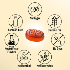 GRETHER'S label detail highlights natural blueberry juice and absence of artificial colors