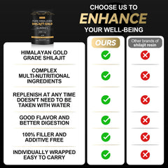 Grevol Shilajit with 85+ minerals closeup.