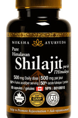 Greystone Tea Shilajit Ultra Gold bottle for energy and vitality.