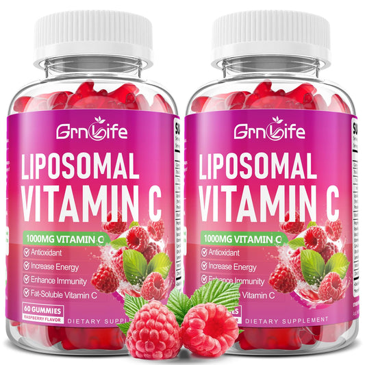 GrnLife liposomal vitamin C gummies bottle for daily immune support