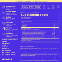 Grüns Nutrops lemon gummies pack on table for daily use