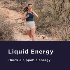 GU Energy Liquid Energy Orange packet for steady energy on long workouts.