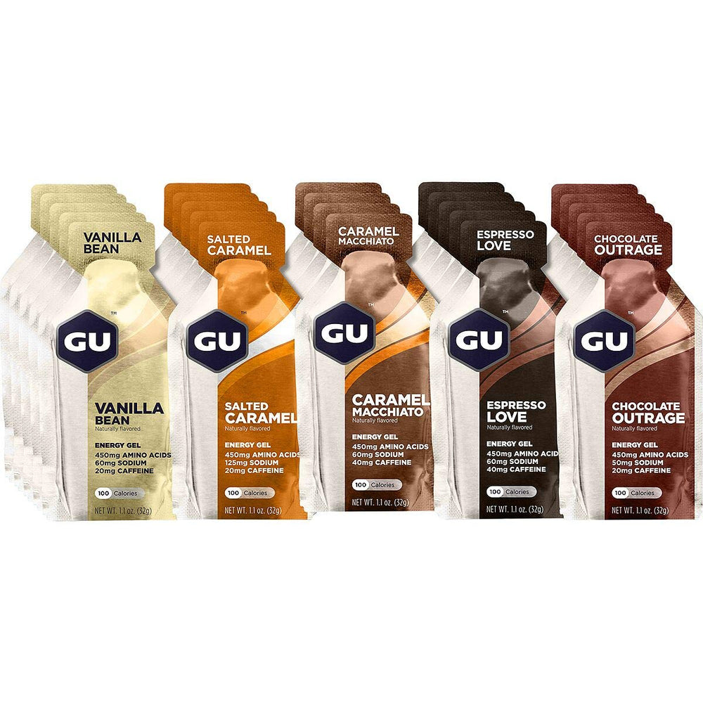 GU Energy Original Gel Variety Pack for on-the-go workouts and steady energy.