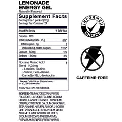 Gel being poured from Roctane Lemonade packet during training
