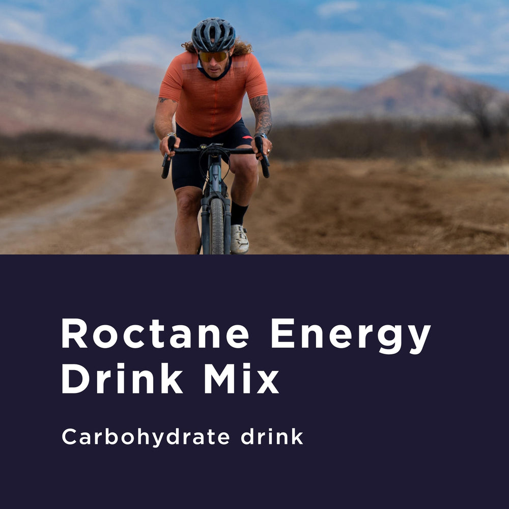 GU Energy Roctane grape powder ready to mix in water