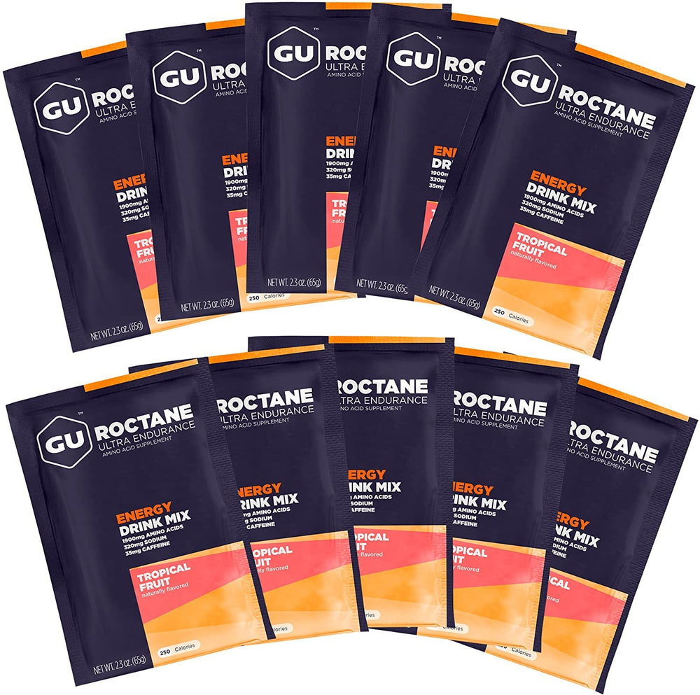 Ingredients close-up highlighting beta-alanine and amino acids in Roctane.