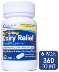 Guardian Dairy Relief digestive comfort illustration after dairy meals.