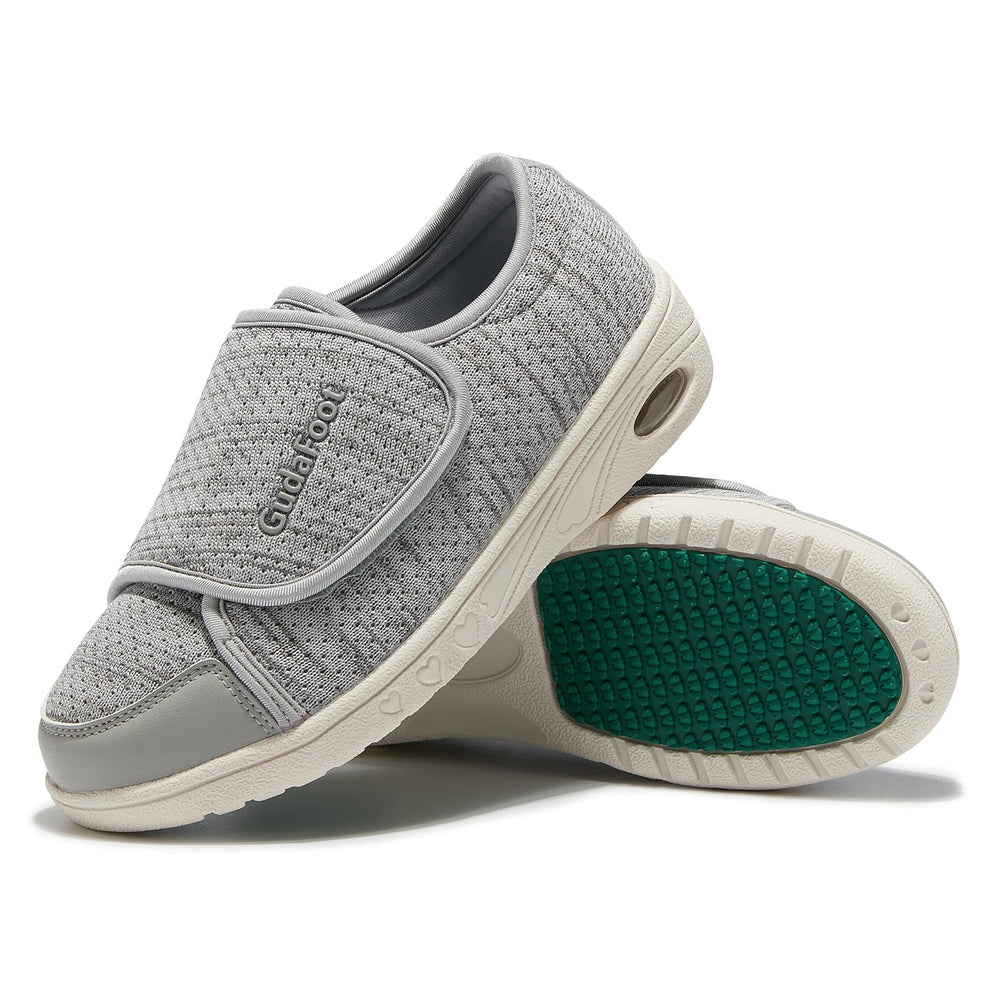 GudaFoot women's diabetic shoes with adjustable width for a customizable fit.