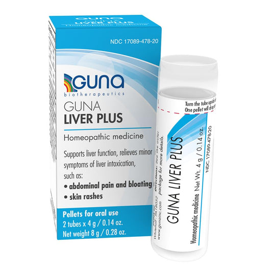 GUNA Liver Plus bottle front for daily liver support.