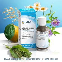 GUNA Sleep Support bottle cap detail indicating easy access