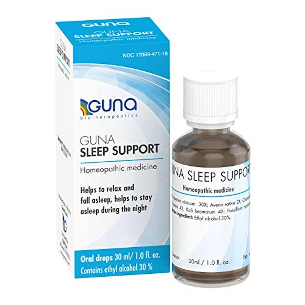GUNA Sleep Support bottle pour spout for easy nighttime dosing