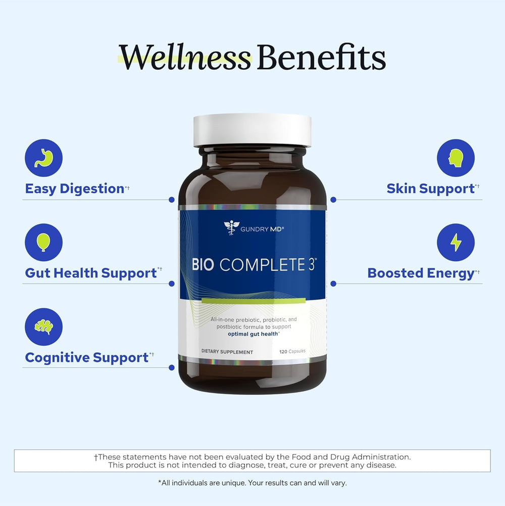 Gundry MD Bio Complete 3 box packaging emphasizes a 90-day supply.