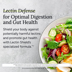Gundry MD Lectin Shield packaging box emphasizing sugar-free and dairy-free claims