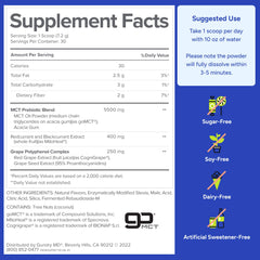 Gundry MD MCT Wellness Powder on countertop showcasing sugar-free keto-friendly option