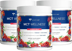 Gundry MD MCT Wellness Powder tub front view supporting energy and keto-friendly nutrition