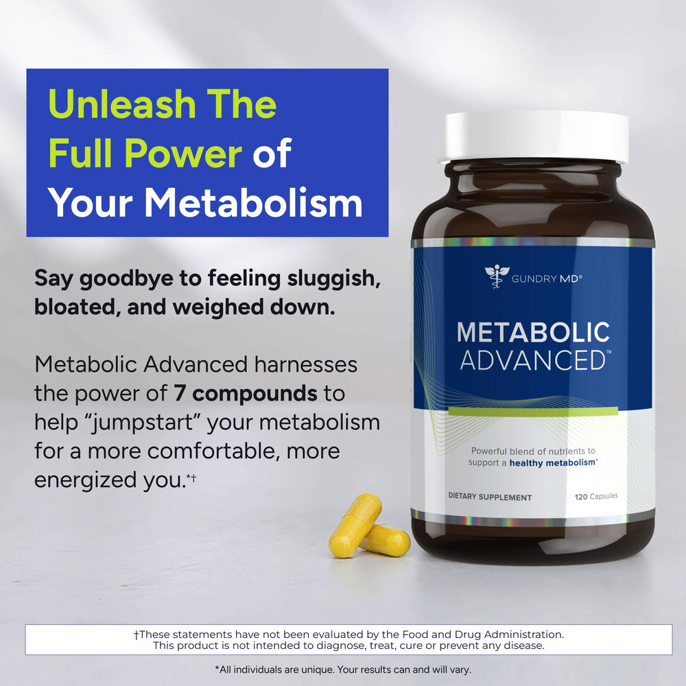 Gundry MD Metabolic Advanced Berberine capsules close-up for daily energy support