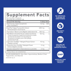 Capsules ready to take daily with water for energy and focus