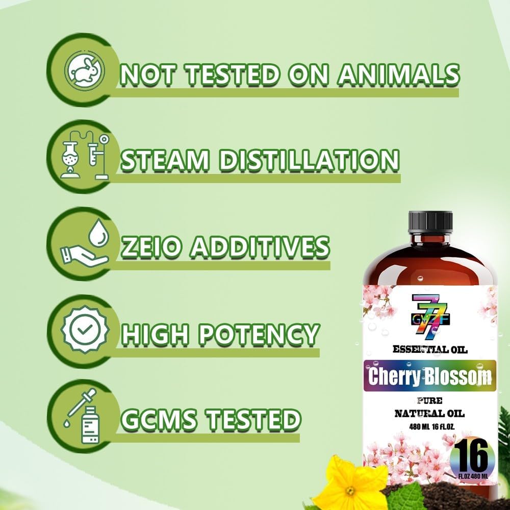 GV77ZF Cherry Blossom essential oil for handmade soaps and skincare projects