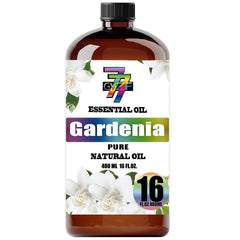 GV77ZF Gardenia essential oil packaging image emphasizes UV protection amber glass
