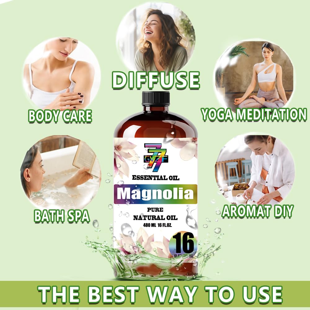 Magnolia oil used in candle and soap making.