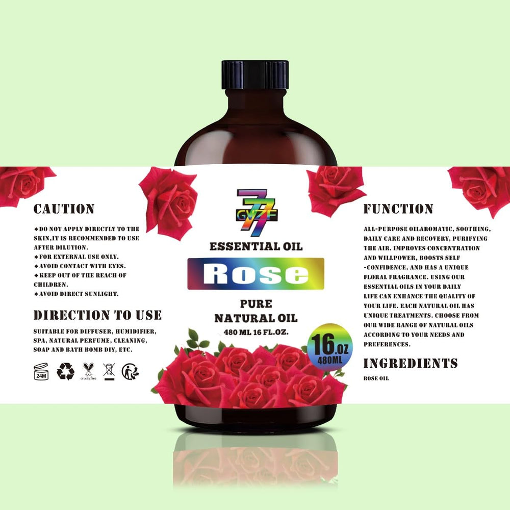 GV77ZF Rose Essential Oil blend with water for diffusion