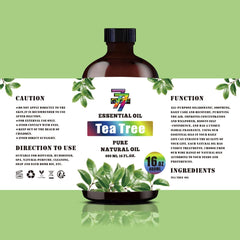 GV77ZF Tea Tree oil packaging with double seal for reliability.