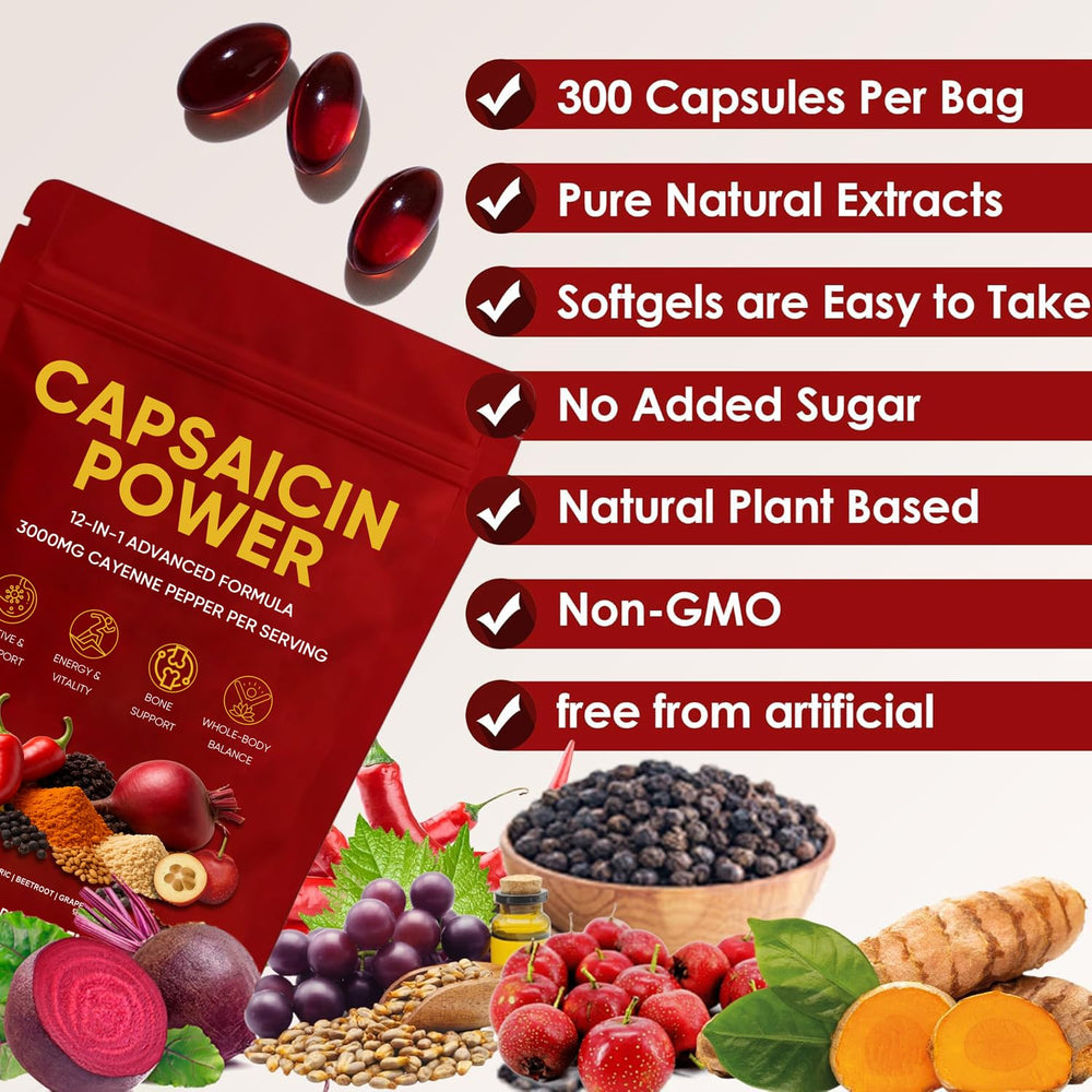 GXSAE Beetroot capsules close-up in softgel form