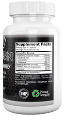Gyno-Burn capsules on table highlighting easy daily dosing for routines.