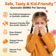 Gyumolics Quercetin for Kids bromelain ingredient panel close-up for transparency