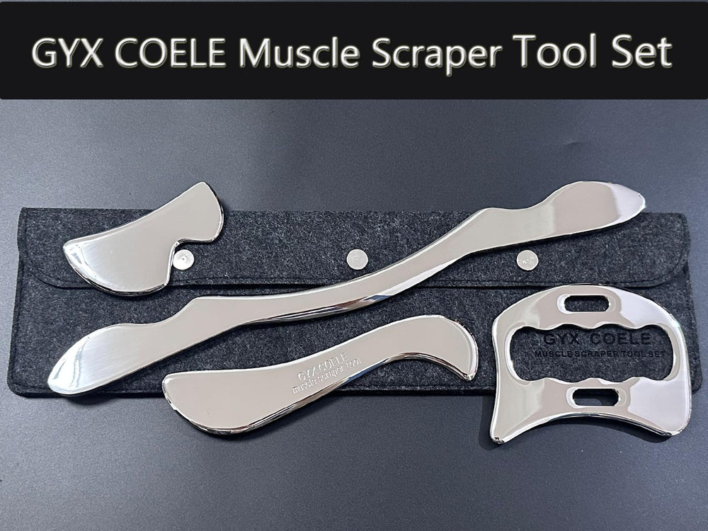 Shoulder treatment using GYX COELE stainless steel scraper