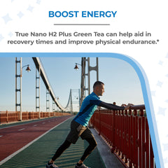 Morning scene with True Nano H2 Green Tea for alertness and focus