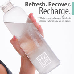 H2UP tablets on a desk prepared for daily hydration routine